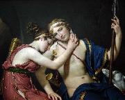 Jacques-Louis  David The Farewell of Telemachus and Eucharis oil on canvas